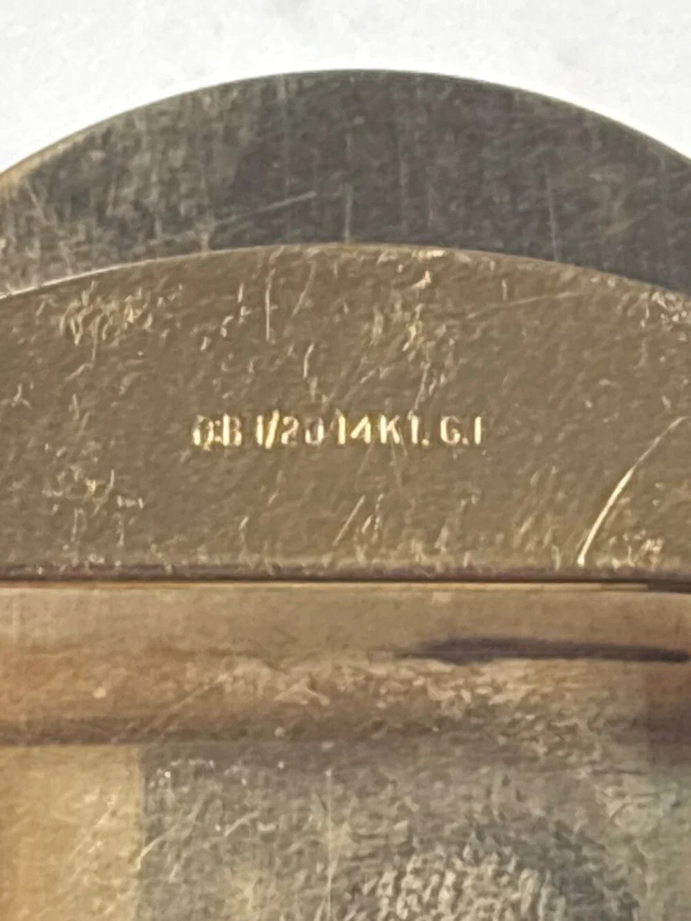 Vintage DB 1/20 14K Gold Filled Money Clip | Graduation Gift